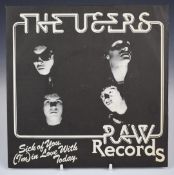 The Users - Sick Of You (RAW 1) Bilbo Press. Record and cover appear EX
