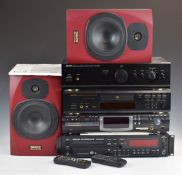 Denon disc player DCD 685 and amplifier PMA-250SE, Tascam CD RW900 MkII Professional and Marantz