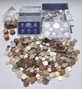 A quantity of US Presidential coin sets, UK sets etc, together with sundry overseas pre Euro coins