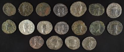 Roman Imperial coinage Military Anarchy AD235-270 Gallienus eighteen Antoninianus silver, silvered