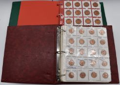 A collection of English coinage George III onwards, includes some silver collectable 50p coins, in