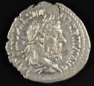 Roman Imperial coinage The Severan Dynasty AD193-235 Macrinus (217-218) silver Denarius, obv. IMP