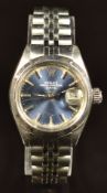 Rolex Oyster Perpetual Date ladies automatic wristwatch ref. 6919 with date aperture, luminous