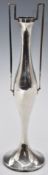 Edward VII Art Nouveau hallmarked silver vase, Birmingham 1907, maker Williams (Birmingham) Ltd,