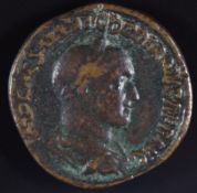 Roman Imperial coinage Military Anarchy AD235-270 Gordian II Africanus (238AD) AE Sestertius, obv.