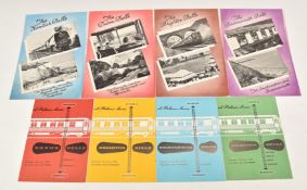 British Railways Pullman and other booklets comprising Bournemouth, Brighton, Kentish and Devon