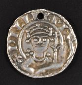 William I (The Conqueror) hammered penny type 8 PAXS 1083-6, Seaby 1257 (VF) but with small hole