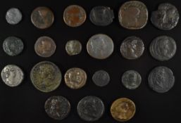 Roman Provincial coinage BC27-AD194 twenty one coins comprising Augustus, Livia, Agrippa,