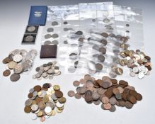 An amateur collection of George II and later UK and world coinage includes 1937, 1951 and modern