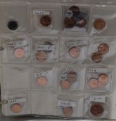 A collection of UK decimal coinage contained in an album, includes collectable 50p Olympics etc