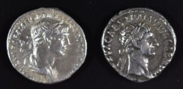 Roman Imperial coinage Adoptive Emperors AD96-138 Trajan silver Denarius, obv. Laurel bust right IMP