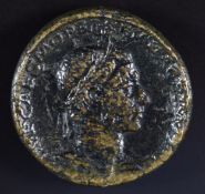 Roman Imperial coinage The Severan Dynasty Ad193-235 Macrinus AE Sestertius (217-218), obv. IMP CAES