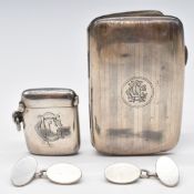 Victorian hallmarked silver vesta case, Chester 1895, maker William Neale, hallmarked silver