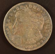 1921 Morgan dollar, VF