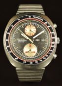Seiko 'UFO' gentleman's automatic chronograph wristwatch ref. 6138-0011 with day and date
