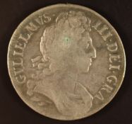 William III 1696 crown, F