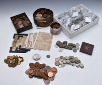 Quantity of overseas pre Euro holiday change, banknotes etc