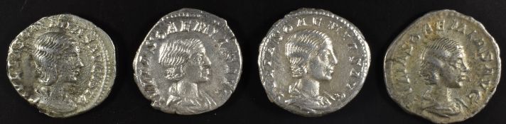 Roman Imperial coinage The Severan Dynasty AD193-235 Julia Soamias, mother of Elagabalus four silver