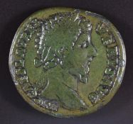 Roman Imperial coinage The Antonines AD138-193 Lucius Verus bronze Sestertius AD161-169 (Rome 161)