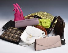 Ladies handbags and other bags to include Gucci, Orla Kiely, Laura Ashley, Genny and Bally