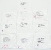Over 100 loose pink sapphires including 0.4ct pear cut, six heart cut, Ceylon 1.1ct marquise cut,