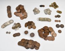 Pre decimal coins including some silver content