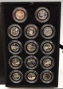 Royal Mint London 2012 Olympics collection of twenty nine silver 50p coins, maximum mintage of 30,