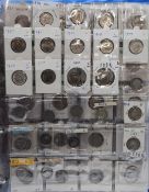 A collection of English sixpences, William III through to Elizabeth II, silver content, contained in