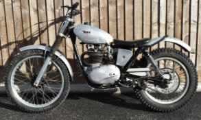 Pre 1965 BSA C15 trials motorcycle, bored out to 275cc, with Boyer electronic ignition. In a