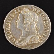 George II 1756 maundy twopence, Seaby 3714