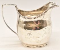 Georgian hallmarked silver milk jug, London 1807, maker's mark indistinct, height 8.5cm, weight 72g