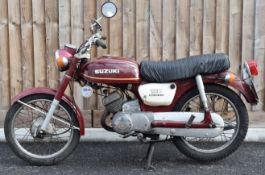 1976 Suzuki b120 student motorcycle, registration number LAE 367P, with V5C. Purchased by the vendor