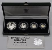 Royal Mint 1998 cased Britannia collection