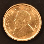 South Africa 1891 1/10oz Krugerrand
