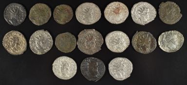 Roman Imperial coinage Military Anarchy AD235-270 Postumus seventeen Antoninianus silver, silvered