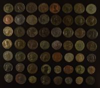 Roma Imperial coinage, family of Constantine AD307-350 Constantine II, 56 bronze coins, diameter