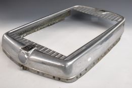 Two pre war Morris car radiator surrounds or cowls, one Major the other 21, height of taller 86cm