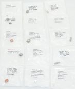 Eighteen loose mystic topaz including 5.3ct mixed cut, 4.8ct cushion cut, 6.6ct mixed cut, 3.1ct