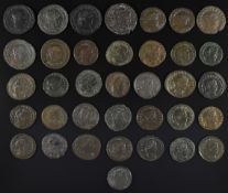 Roman Imperial coinage family of Constantine AD307-350 Constantine I bronze coinage, diameter 20-