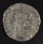 Edward III half groat, treaty period, Seaby 1621 (NVF)