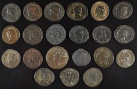 Roman Imperial coinage The Tetrachy AD285-307 Maximianus twenty one bronze coins, some with