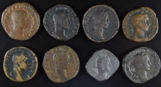 Roman Imperial coinage The Severan Dynasty AD193-235 Severus Alexander (222-235) eight Sestertius,