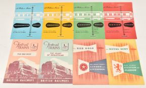 British Railways Pullman and other booklets comprising Bournemouth, Brighton, Kentish and Devon