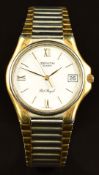Zenith Port Royal gentleman's wristwatch ref. 59.0150.828 with date aperture, gold hands, Roman