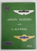 Aston Martin and Lagonda by Michael Frostick, 1977 first edition