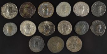 Roman Imperial coinage Military Anarchy AD235-270 Gallienus fifteen Antoninianus base silver,