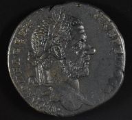 Roman Imperial coinage AD217-218 Macrinus bronze coin Moesia Inferior Nicopolis ad Instrum, obv. AVP