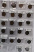 An amateur collection of Great Britain coinage in an album, George III onwards, includes Queen