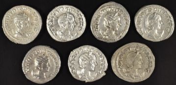 Roman Imperial coinage Military Anarchy AD235-270 Herennia Etruscilla wife of Trajan Decus seven