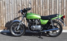 1982 Kawasaki Z650 F2 motorcycle, registration FWD 973Y with V5C. Purchased by the vendor as a
